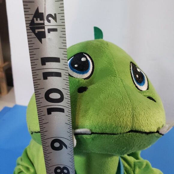 Ganz Peppy Pets Green Dinosaur Walking Plush Animal Pull Toy Go Where You Go - Picture 10 of 11